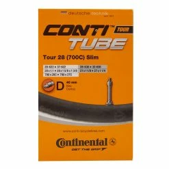Continental Tour 28 Slim - Cykelslang - Str. 700x28-35c - 40 Mm Dunlop-ventil