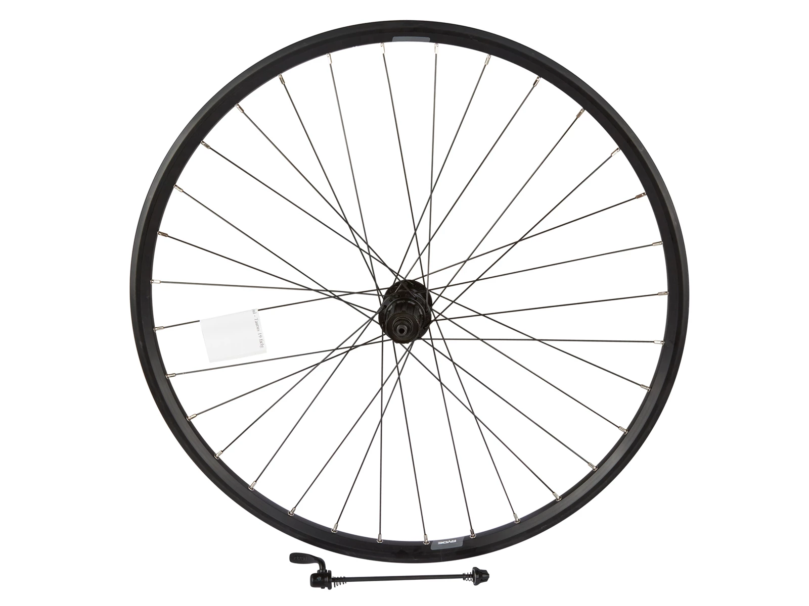 Ryde 26" MTB Bakhjul - Taurus 19 Fälg - 19-559 - Kassett 8,9, 10 Speed - QR - Svart