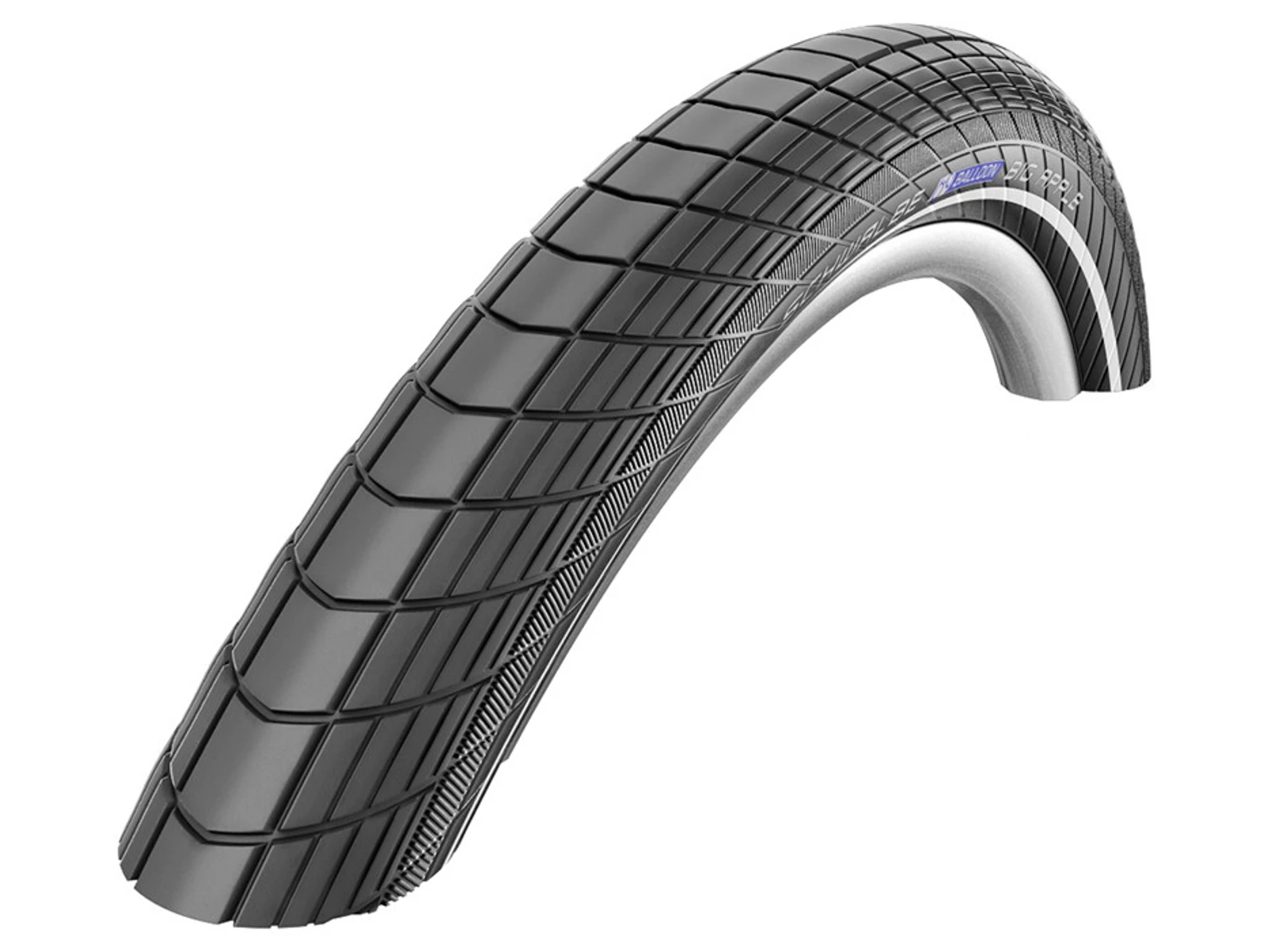Schwalbe Big Apple - Race Guard Wire Däck - 26x2,35 (60-559) Svart Reflektor - E-25