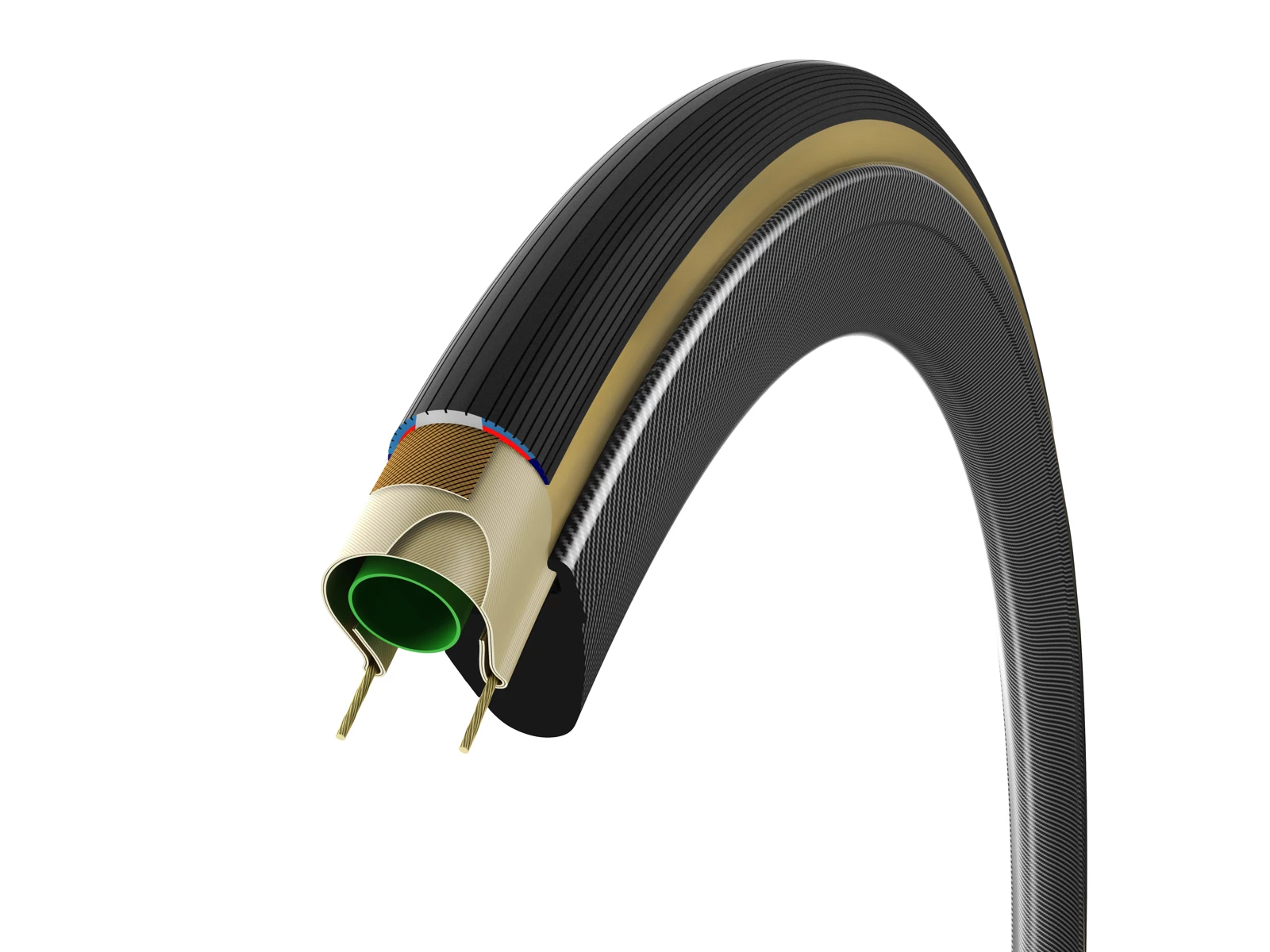 Vittoria Corsa G2 - Vikbart Däck - 700x28c - Natur / Svart
