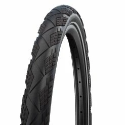 Schwalbe Marathon Efficiency Evo - Addix V-Guard - Fällbart Däck - 28x2,15 (55-622) - Svart Reflekterande
