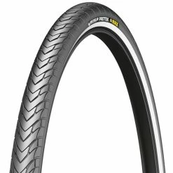 Michelin Protek Max - City Wire-däck - 700x28c (28-622) - Svart Med Reflektor