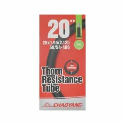 Chaoyang Slang 3,7 Mm Tjock - 20 × 1,95-2,125 Med 40 Mm Lång Autoventil