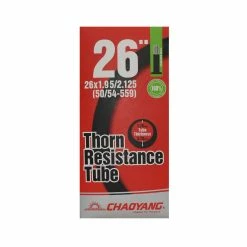 Chaoyang Slang 3,7 Mm Tjock - 26 × 1,95-2,125 Med 40 Mm Lång Autoventil