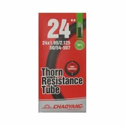 Chaoyang Slang 3,7 Mm Tjock - 24 × 1,95-2,125 Med 40 Mm Lång Autoventil